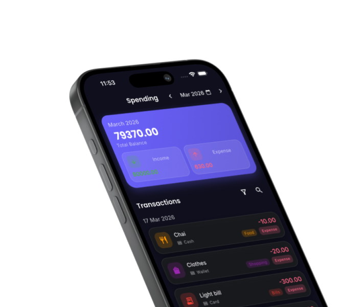 Spending App Interface